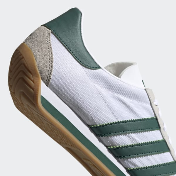 adidas country green and white