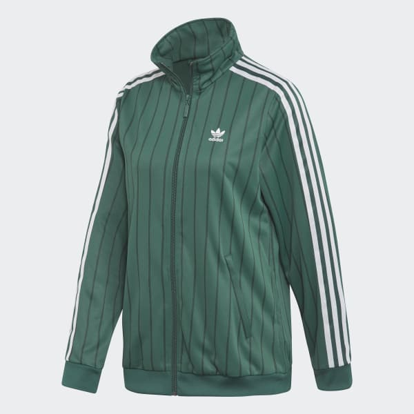 adidas track jacket green