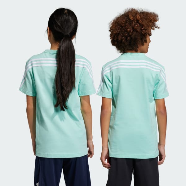 Grun Future Icons 3-Streifen T-Shirt