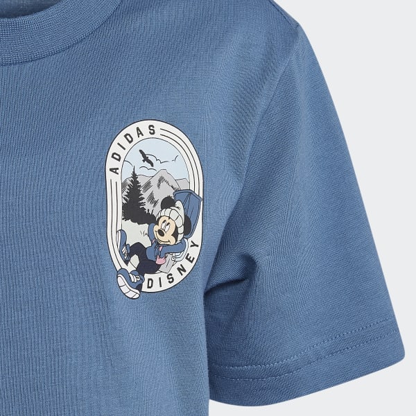 Azul Camiseta Disney Mickey and Friends