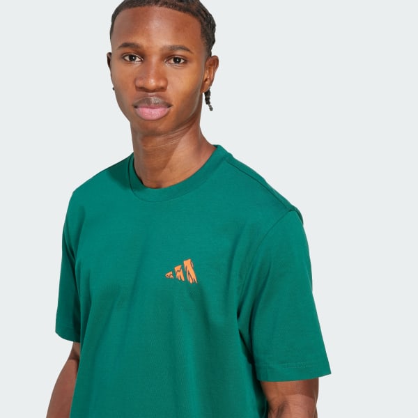 adidas Doodle Hunt Hike Graphic Tee - Green | adidas Singapore
