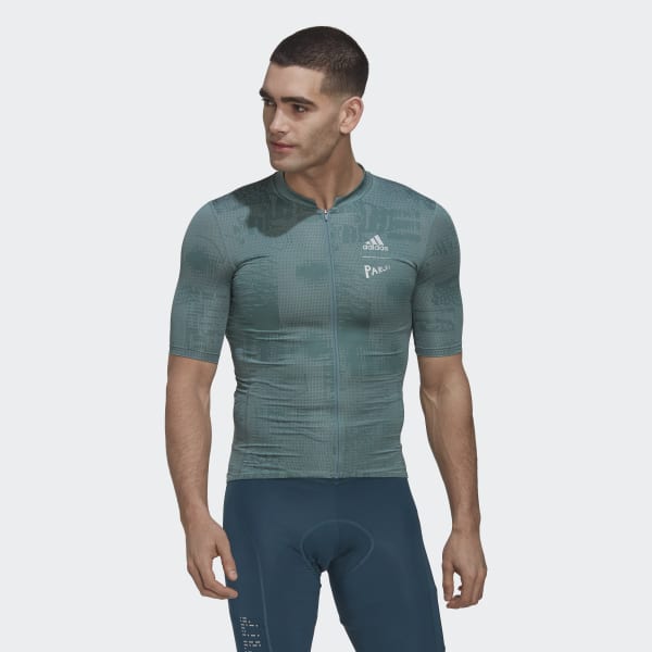 Green The Parley Short Sleeve Cycling Jersey