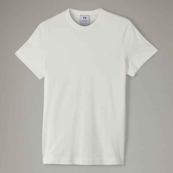 Weiss Y-3 Classic Chest Logo T-Shirt 14104