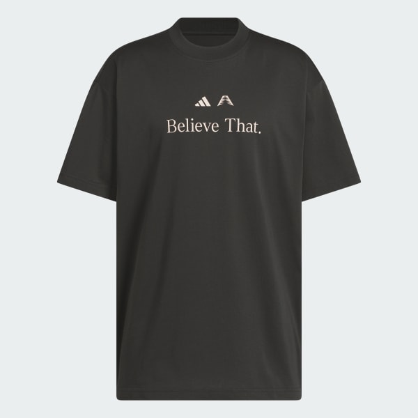 Svart Anthony Edwards Believe That T-shirt