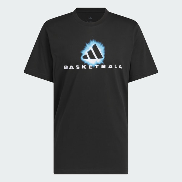 Black Basketball Lights Graphic Tee