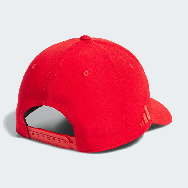 Rojo Gorra Golf Performance Crestable
