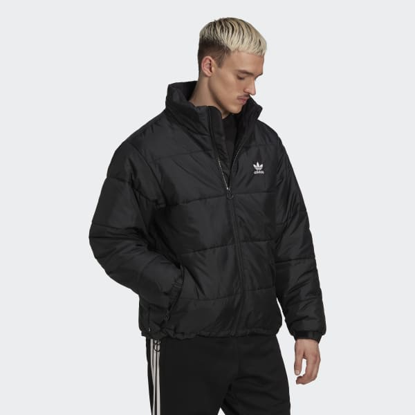 zwart Essentials Gevoerd Puffer Jack VC757