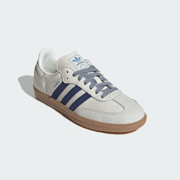 Adidas samba white stripes hotsell