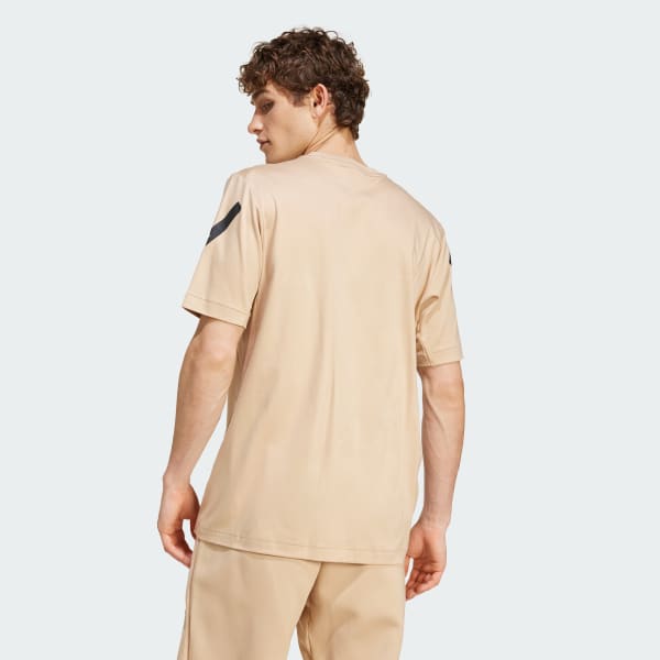 Beige adidas Z.N.E. T-Shirt