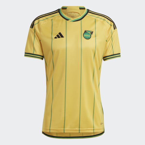Yellow Jamaica 23 Home Jersey