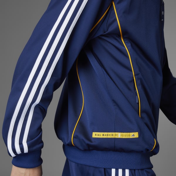 adidas Real Madrid 99/00 Track Top - Blue | Free Shipping with