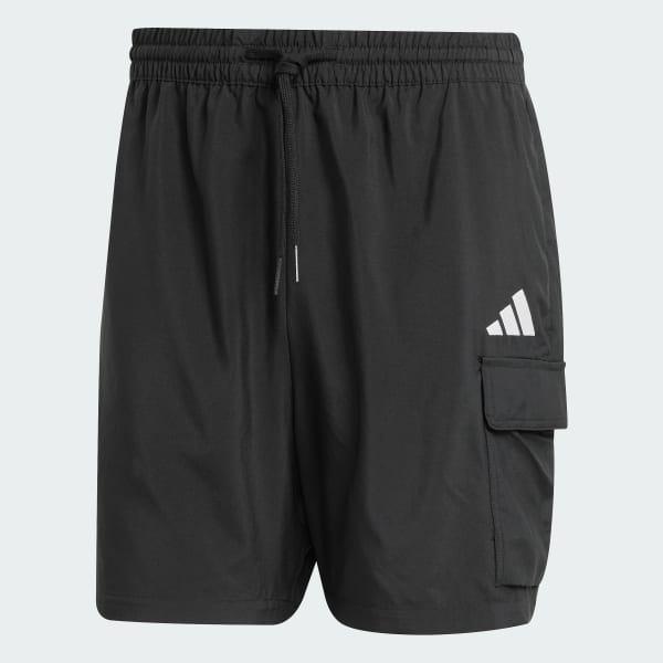 Zwart Essentials Small Logo Cargo Chelsea Short