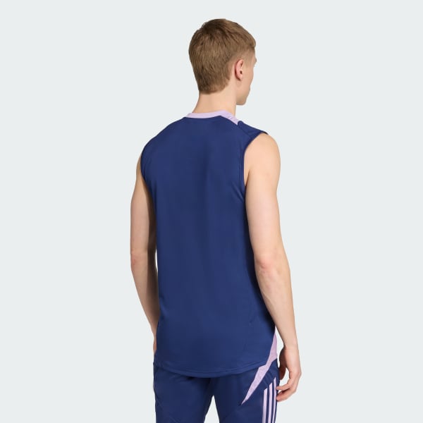 Blue France Singlet