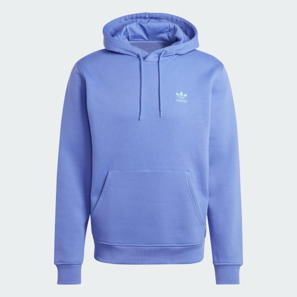 Adidas originals trefoil hoodie blue top