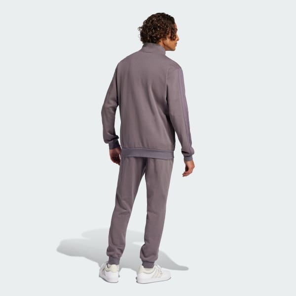 Grau Sportswear Basic 3-Streifen Trainingsanzug