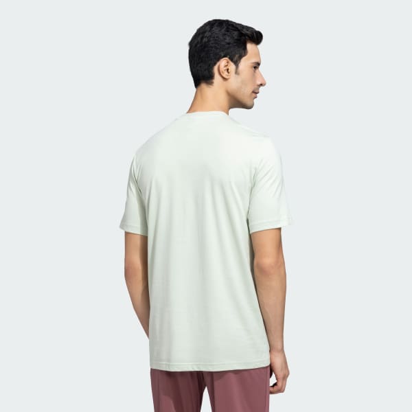 Green Three Stripe Life Positive Tee