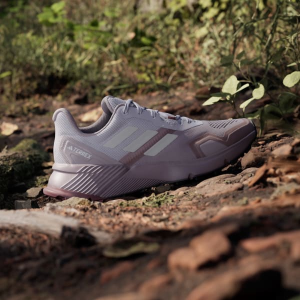 Purple Terrex Soulstride Trail Running Shoes
