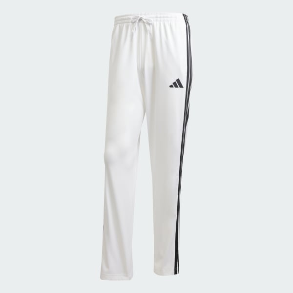 adidas DAYREADY OPEN HEM TRACKPANTS - White | Free Shipping with