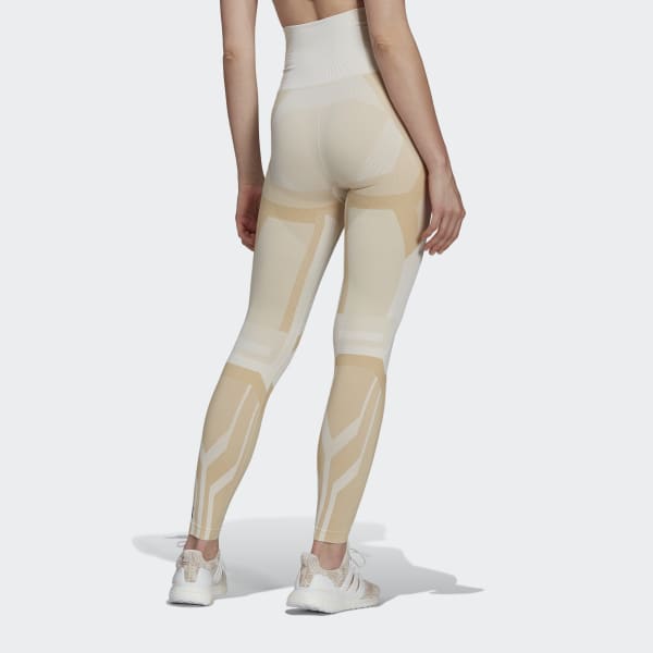 White FORMOTION Sculpt Two-Tone Tights 26517
