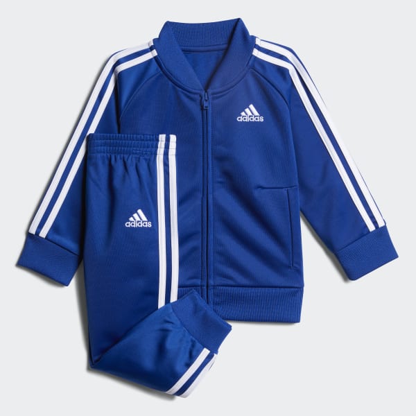 blue adidas track suit