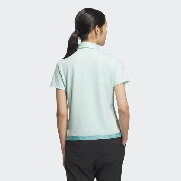 สีเทอร์คอยส์ เสื้อโปโลแขนสั้น