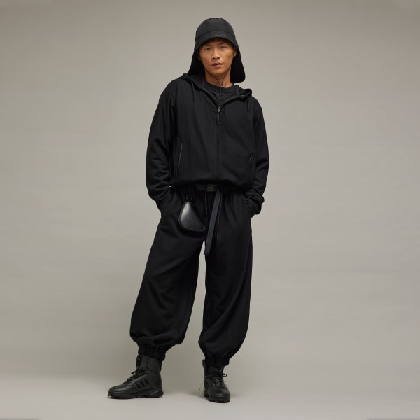 adidas Y-3 Wool Flannel Wide Cargo Pants - Black | Unisex Lifestyle ...