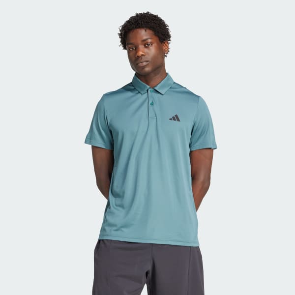 adidas Train Essentials Training Polo Shirt - Black | adidas