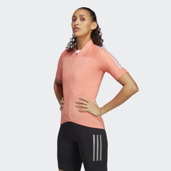 knal Verdachte jas adidas The Cycling Short Sleeve Fietsshirt - oranje | adidas Belgium
