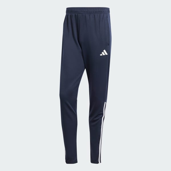 Azul Pantalón Ajustado AEROREADY Sereno Regular Cut 3 Tiras Pierna Cónica