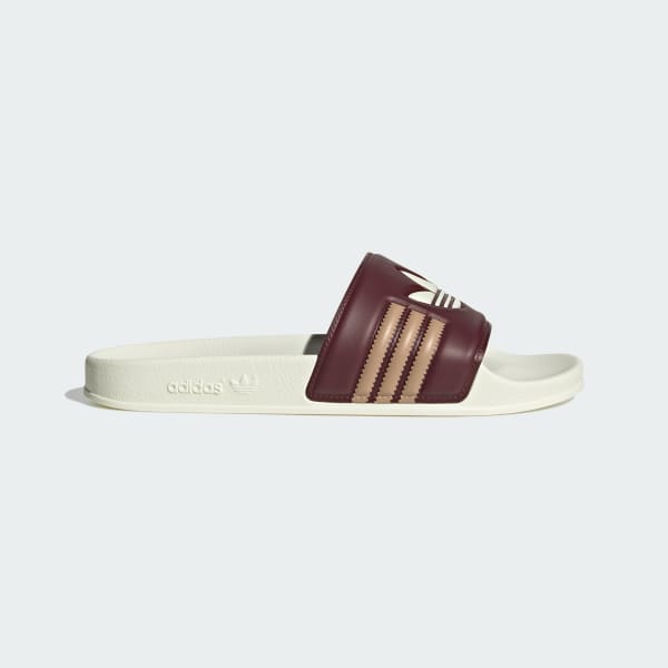 Burgundy Adilette Slides