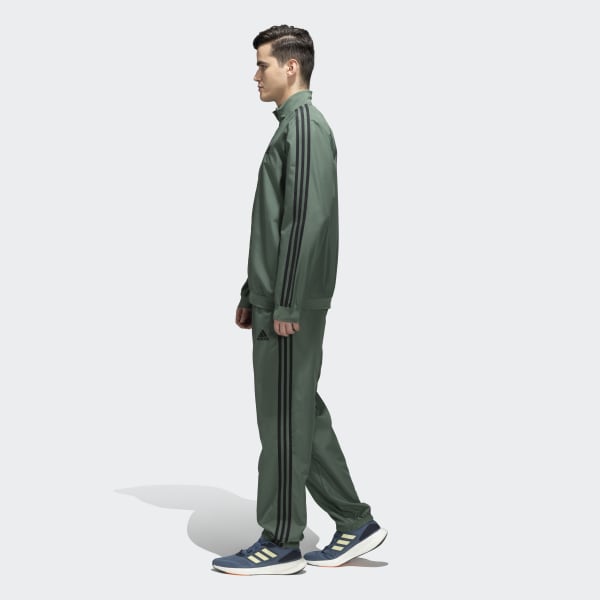 Adidas originals green store tracksuit