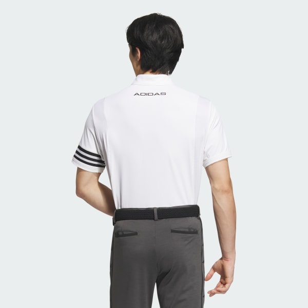 adidas IN9005 ホワイト ゴルフウェア　ジャケット L アディダス 【ゴルフ】3ストライプス メッシュベントポロ