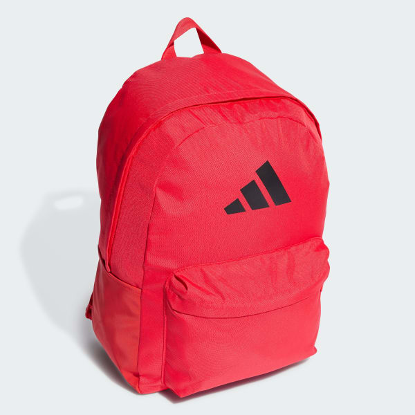 Rojo Mochila Classic 3 Bar Logo