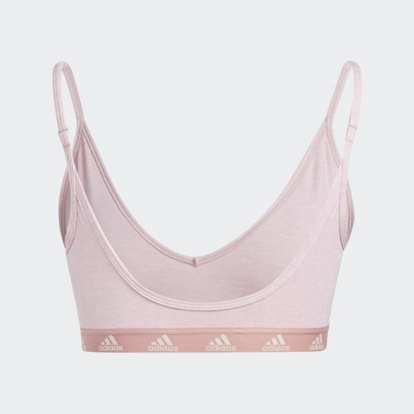 Rosa Reggiseno sportivo adidas Purebare Light-Support TJ657