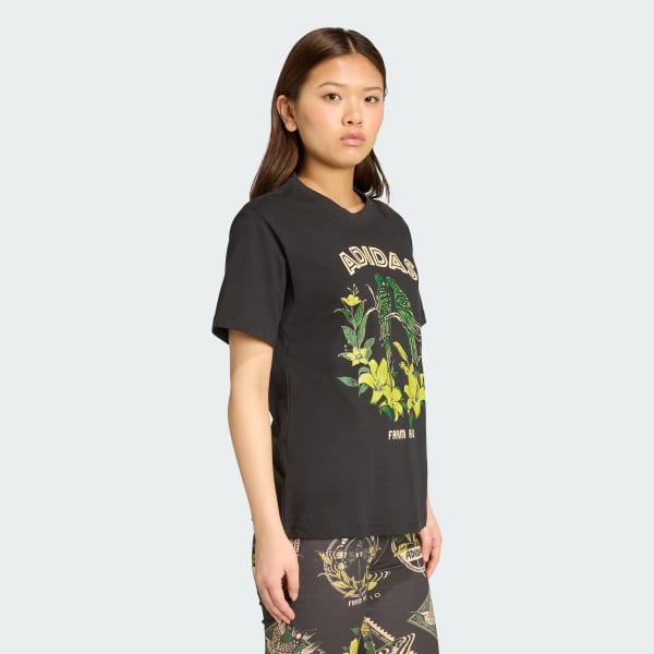 Zwart adidas X FARM Graphic T-shirt 2