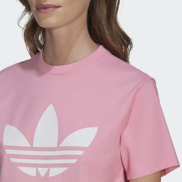 Roze Adicolor Classics Trefoil T-shirt