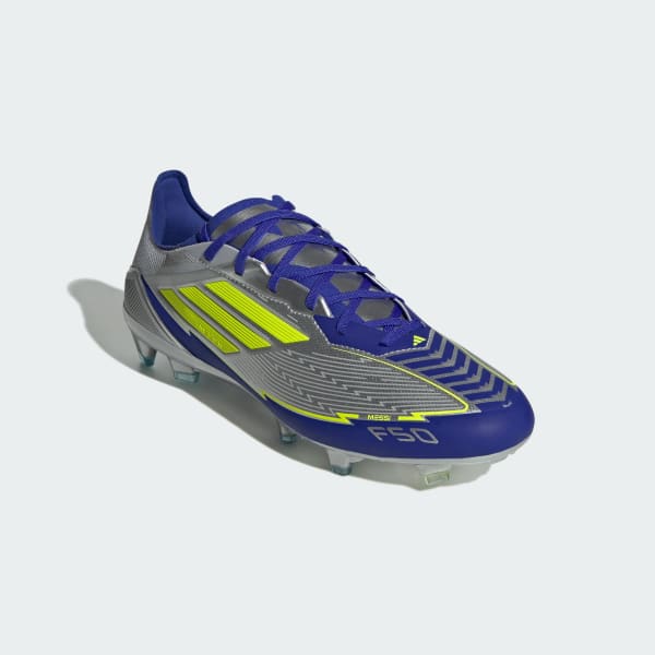 adidas F50 Pro Messi Firm Ground Cleats - Silver | Free