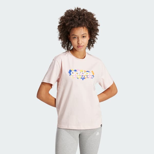 Rosa Playera Soft Side 2.0 Estampada