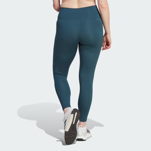 adidas Run Essentials Stay in Play 7/8 Leggings - Turquoise