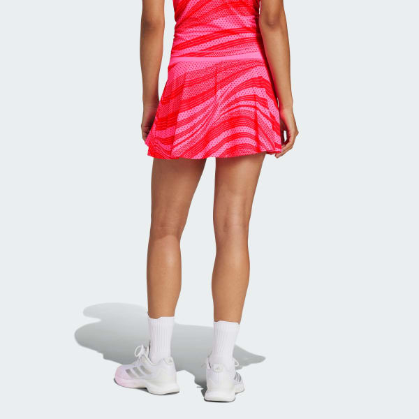 Rosado Falda de Tenis Club Climacool Estampada
