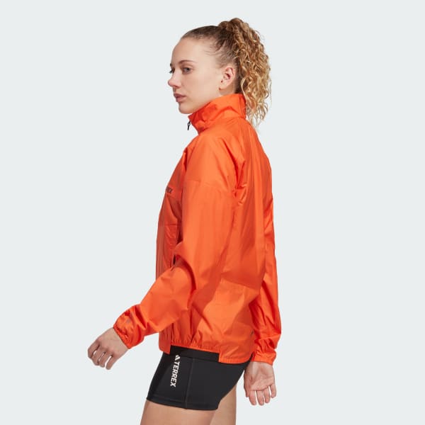 US | - Jacket Wind TERREX adidas | Women\'s Hiking adidas Multi Orange