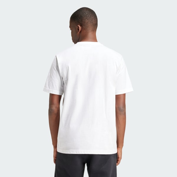 アディダス カモ ホワイト トレフォイル 半袖Tシャツ - ホワイト