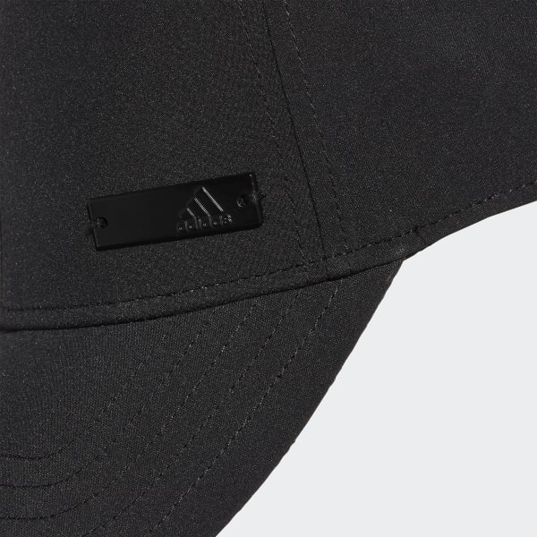 Svart Lightweight Metal Badge Baseball Caps