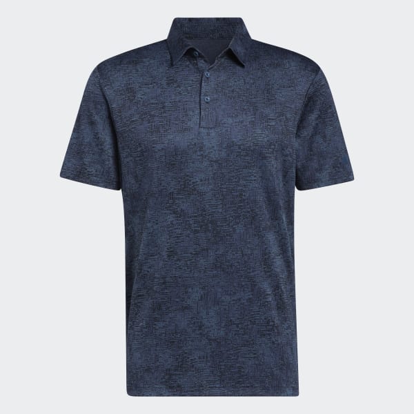 Turquoise Aerial Jacquard Golf Polo Shirt