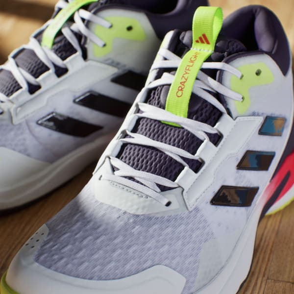 adidas Crazyflight トレーニングシューズ ホワイト/ブラック Adidas Crazyflight Shoe