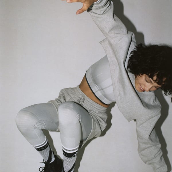 Grey adidas by Stella McCartney TrueCasuals Cropped Sweatshirt