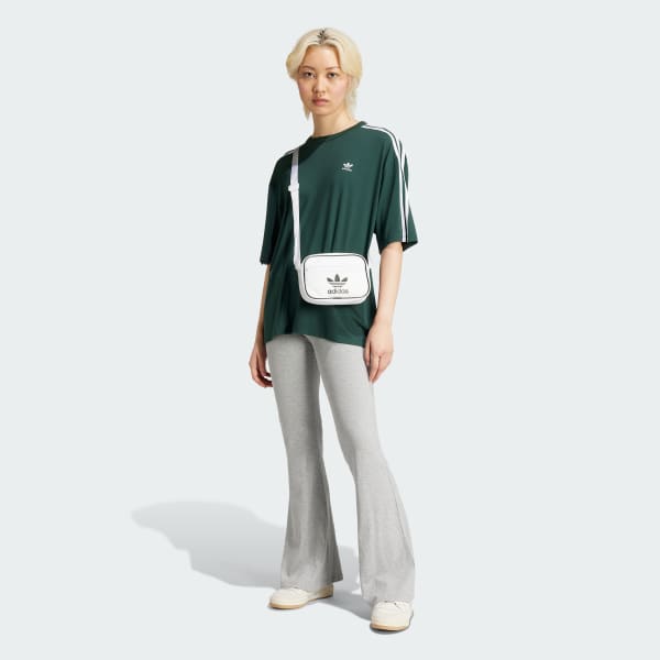 Green 3-Stripes Oversized Tee