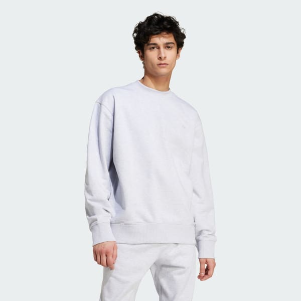 Adidas originals premium basics crew sweatshir outlet