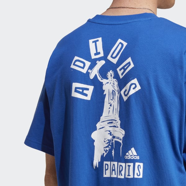 Blauw Graphic T-shirt