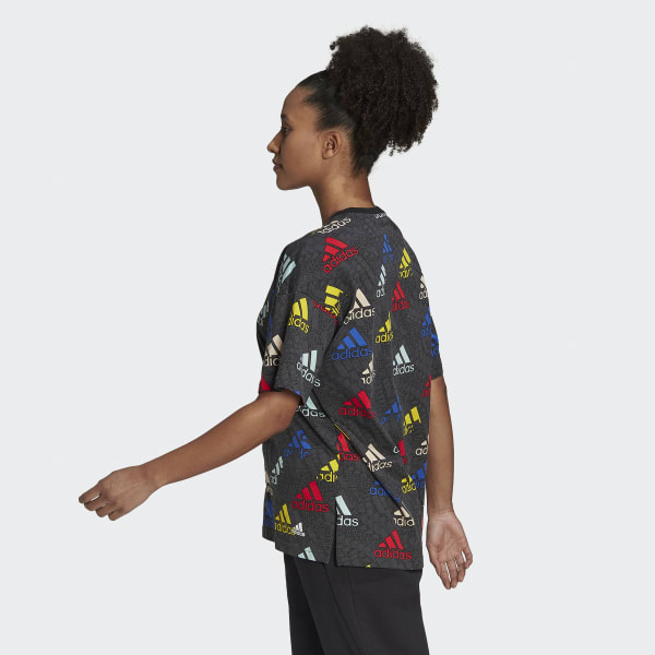 Cinzento T-shirt Boyfriend Essentials